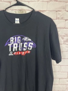 Baltimore Ravens NFL Maglietta Uomo XLarge Grafica Manica Corta Nera - Foto 1 di 9