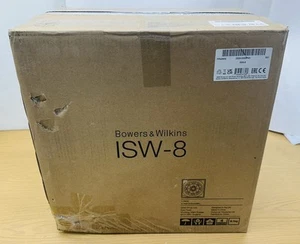Subwoofer mural R. Bowers & Wilkins ISW8 12" noir neuf dans sa boîte d'origine - Photo 1/12