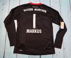✅ADIDAS Fußballtrikot Bayern München MARKUS #1 Fußball Trikot GK, Junge `s Gr. M - Bild 1 von 19