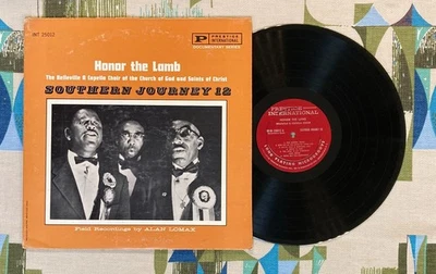 Belleville A Capella Choir LP Honor the Lamb 1962 Alan Lomax Southern Journey 12 - Image 1 of 3
