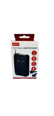 GPX AM/FM Portable Radio R055B GPX R055B 047323055003 Black - Image 1 of 2