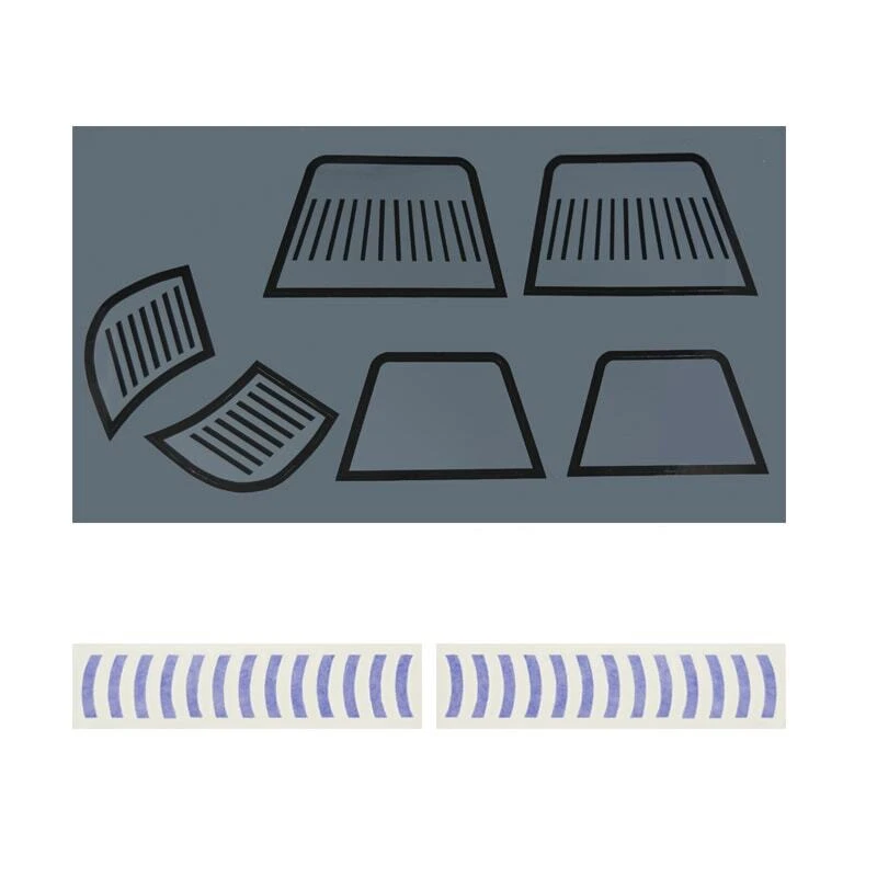 Stormtrooper Helmet Decals - Full Set of Tube Trap and Tear - Adhesive Decals - Image 1 of 1