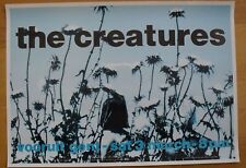 THE CREATURES siouxsie and the banshees original concert poster '90