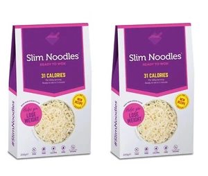 Eat Water Slim Nudeln Fettfrei Kalorienarm Glutenfrei Nudeln 200g Packung Mit 2 - Bild 1 von 2