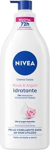 4 pezzi NIVEA Crema Corpo Rosa e Argan Pump da 500ml,Idratante con Olio di Argan - Foto 1 di 3