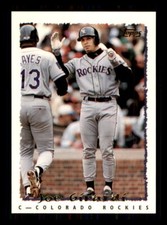 1995 Baseball Topps Joe Girardi Colorado Rockies #539