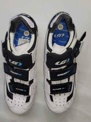 NUEVO SIN ETIQUETAS Louis Garneau Ergo Air Futura XR Carbon Compo X-vent Zapatos de Bicicleta EU38 US7 Foto 1 de 4