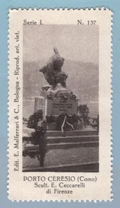 ER7085 Erinnofili propaganda Monumenti ai Caduti: I-137 Porto Ceresio (CO) - Picture 1 of 1