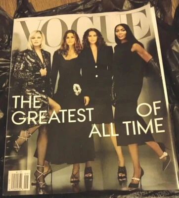 BRAND NEW! SEPT/23 Vogue Magazine C.Crawford N.Campbell S.Seymour L. Evangelista - Image 1 of 4