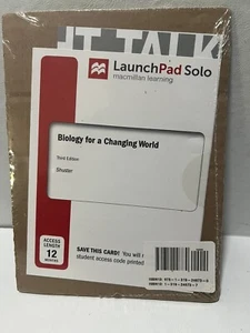 Launchpad Solo Biology For A Changing World Third Edition 12 Months - Picture 1 of 3