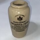 CREAM O' GALLOWAY  Preserved Cream Galloway Creamery Jar STRANRAER LOOK At Pics