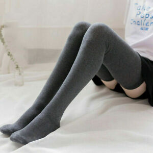 Ladies Thigh Socks Sexy Stockings Over The Knee Lengthened 80Cm High Tube Socks