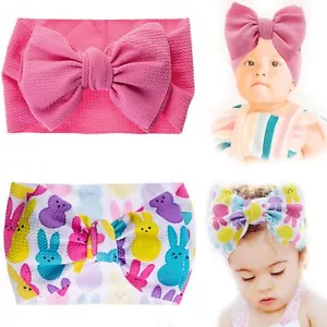 Easter Big Bows Headbands Baby Girls Bunny Headband Easter Hairbands Hair Acc... - Picture 1 of 6
