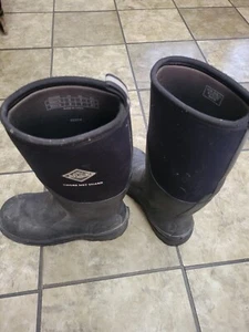 Muck Boot Waterproof Steel Toe Workboots Mens 8-9 - Picture 1 of 2