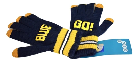 Gen2 Youth Michigan Wolverines Go Blue! Statement Touch Screen Gloves NWT $16 Cover
