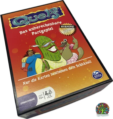 Neuwertig Spin Master Quelf Das unberechenbare Partyspiel Brettspiel Selten - Bild 1 von 4