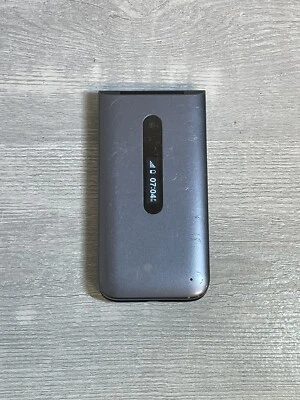 LG Classic Flip Wine 2 8GB Unlocked LTE Flip Phone LM-Y120QM Gray Rough Shape - Image 1 of 4