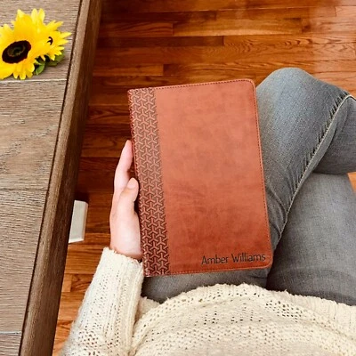 Personalized KJV Bible with Name Engraved, Custom KJV Study Bible, Baptism Gifts - Image 1 of 4