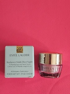 Estee Lauder Resilience Multi-Effect Night Face & Neck Creme ~.17oz/5ml~NIB - Picture 1 of 2