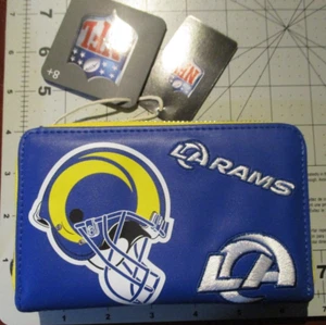 LOS ANGELES RAMS la nfl football patches zip around WALLET Loungefly D - Picture 1 of 6