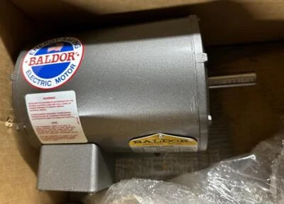 Baldor M3104 Electric AC Motor 1/3 HP 1725 RPM 208-230/460V 3 Phase 34F06-884 - Image 1 of 3