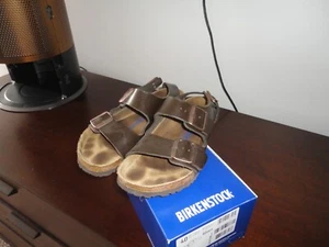 birkenstock sandalen/dunkelbraun/leder/damen/39/9 - Bild 1 von 6