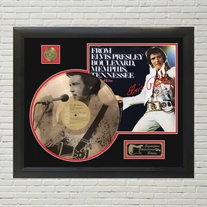Elvis - Boulevard, Memphis Reproducción Grabada Personalizada Pantalla LP Firmada - Imagen 1 de 4