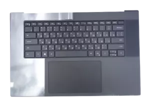 New GENUINE Palmrest Dell XPS 9700 BACKLIT Keyboard RUSSIAN DW67K 6546Y carbon - Foto 1 di 8