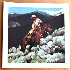 Mark Maggiori Signed Print SPRINGTIME IN WYOMING #38/708 14x14 NEW - Picture 1 of 6