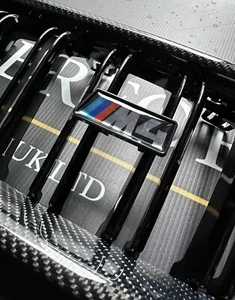 BMW M4 F82 F83 Front Bumper Grille Badge Logo Emblem - Picture 1 of 6