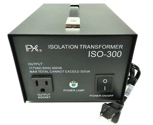 300VA,/Watts AC Isolation Transformer with Pass-Through Grounding - Picture 1 of 4