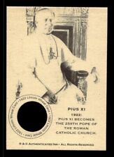 #NS0092 PIUS XI 1922 Coin Collector Oddball Card FREE SHIPPING