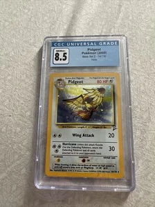 Pokémon TCG Pidgeot Base Set 2 14/130 Holo Unlimited Holo Rare CGC 8.5 - Picture 1 of 1