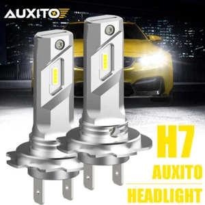 2x H7 LED Headlight Kit 80W 22000LM Globes Car Bulbs High Low Beam 6500K White - Picture 1 of 7