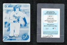 2016 Bowman Draft Chrome Picks Printing Plate Cyan 1/1 Nicholas Lopez #BDC-43