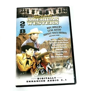 The Great American Western DVD 8 Movies Roy Rogers Gene Autry Johnny Mack Brown - Bild 1 von 4