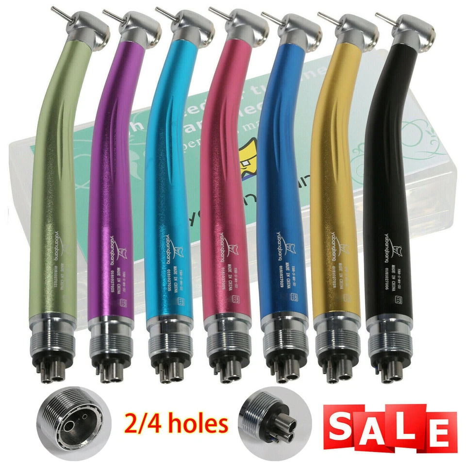 YABANGBANG Dental High Speed Handpiece Push Button Air Turbina 4 hole dentale dentista NSK