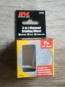 IPA 2" x 1/4" Shank 3-in-1 Diamond Grinding/ Cutting Wheel #8120 - Bild 1 von 2