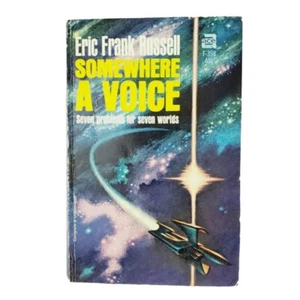 Somewhere a Voice von Eric Frank Russell, 1965 Ace Books F-398 Science Fiction - Bild 1 von 9
