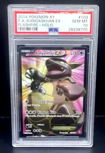 Pokemon PSA 10 - Kangaskhan EX Full Art - XY Flashfire 103/106 - Pop 16 - Foto 1 di 2