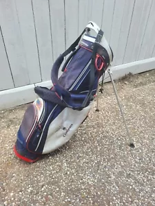 Sun Mountain USA Golf Stand BAG, RED/WHITE/BLUE *Country CLUB LOGO* - Picture 1 of 12