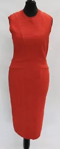 Preloved GIVENCHY Red & Black Bandeau Stretchy Sleeveless Bodycon Dress Size S - Picture 1 of 6