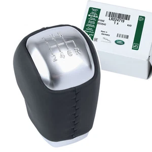 Genuine Leather Gear Knob for Range Rover Evoque Manual 6 Speed 11-18 LR024719 - Picture 1 of 6