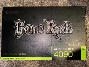 (FOR PARTS) Palit GeForce RTX 4090 GameRock GPU With box(No Core & VRAM) *AS IS* - Picture 1 of 17