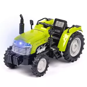 6.1" Farm Tractor Toy Diecast Farming Vehicle Model Boys Toys Kids Gifts Green - Picture 1 of 5
