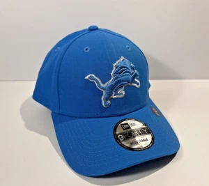 Detroit Lions New Era Brand 9Forty NFL Men’s Blue Adjustable, New - Picture 1 of 18