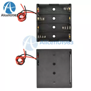 5 STCK. Kunststoff Batterie Aufbewahrung Etui Box Halter für 4 x AA 4xAA 2A 6,0 V Kabelleitungen - Bild 1 von 4