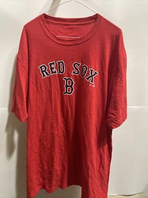 Boston Red Sox Hombre Grande y Alto XLT Fanatics Camisa Roja Foto 1 de 4