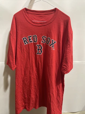 Boston Red Sox men’s big and tall XLT Fanatics shirt red Cover