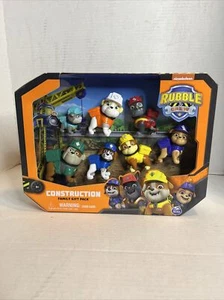 PAW Patrol Set Giocattoli Gomme & Equipaggio - 7 Figure, Confezione da Collezione Cuccioli Costruzione - Foto 1 di 2